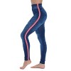 Just Love Women's Denim Wash Leggings - Stretchy and Comfortable Skinny Pants - 2 of 3