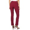 Rekucci Women's Ease into Comfort Straight-Leg Pants with Tummy Control - 3 of 4