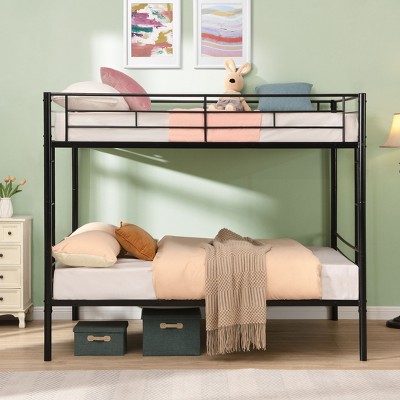 VYNXARIA Full Over Full Metal Bunk Bed ¨C Space-Saving Comfort