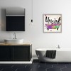 Stupell Industries Unwind Rainbow Colors Icon Bath, 24" x 24" - 2 of 4