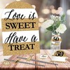Big Dot of Happiness We Still Do - 50th Wedding Anniversary - DIY Anniversary Party Love is Sweet Signs - Snack Bar Decorations Kit - 50 Pieces - 2 of 4