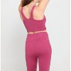 Women's Amor Crop Tank Top - SPIRITUAL GANGSTER - 2 of 3