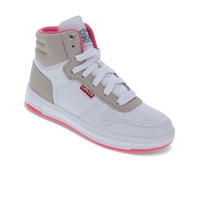 Levi's Kids Drive Hi Synthetic Leather Casual Hightop Sneaker Shoe