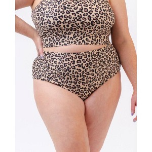 Cheetah High-Waist Bottom - 1 of 4