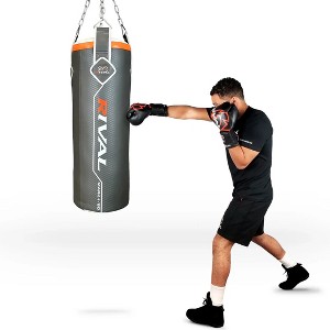 RIVAL Boxing Mark-I 50 lb Heavy Bag, Pre-Filled w/ Shredded Material, Gray - 1 of 1