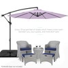 Best Choice Products 10ft Offset Hanging Outdoor Market Patio Umbrella w/ Easy Tilt Adjustment - 2 of 4