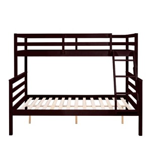 AZL1 Life Concept Beds Family-Friendly Heavy Duty Support Twin Secure Eco-Friendly Materials Kid-Friendly Design, Espresso, 78.35"*59.06"*61.81" - 1 of 4