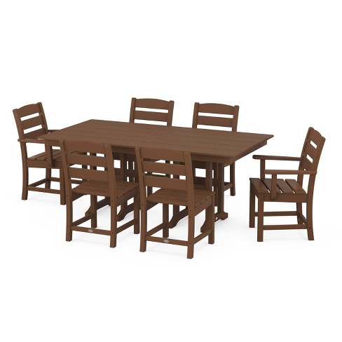 Polywood farmhouse store dining table