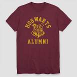 Men's Hogwarts Alumni Short Sleeve Graphic T-Shirt - Maroon