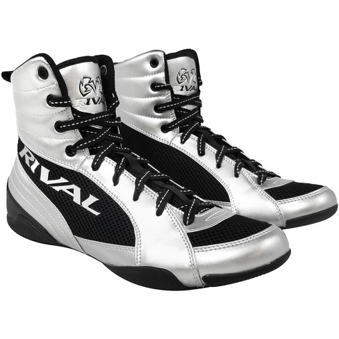 Silver best sale boxing shoes