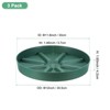 Unique Bargains Plastic Indoor/Outdoor Anti-Rot Water Catcher Tray Plant Saucer 3 Pcs - 2 of 4