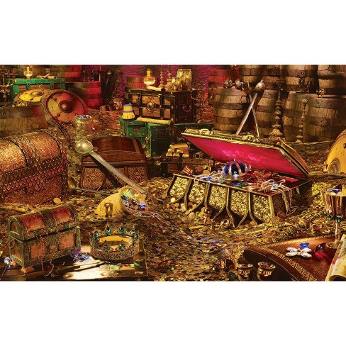 Toynk Blackbeard S Bounty Pirate Treasure Puzzle 1000 Piece Jigsaw Puzzle Target