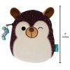 Squishmallows Hans the Hedgehog 8" Inch Zippered Plush Storage Pouch - 3 of 3