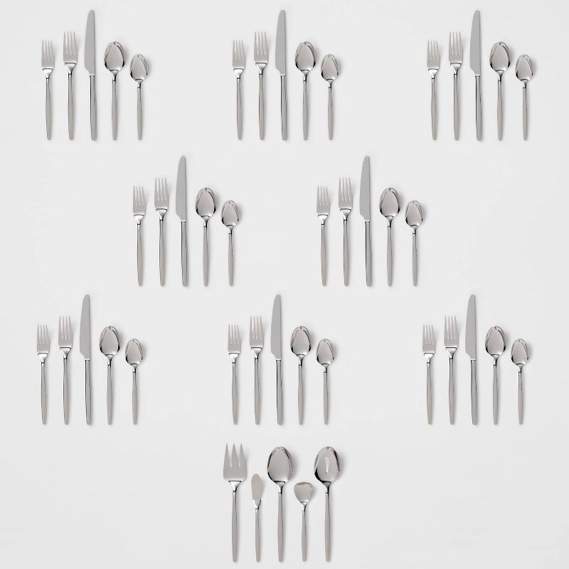 45pc Atwater 18/10 Stainless Steel Flatware Set - Threshold Signature&#8482;, 4 of 5