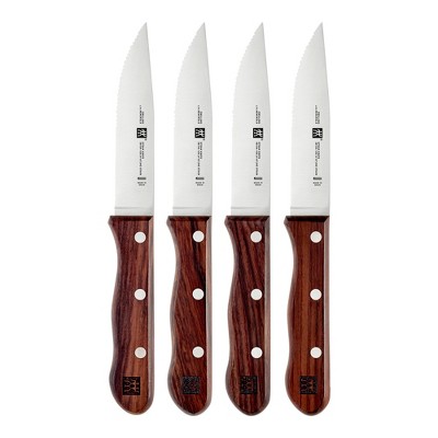 ZWILLING 4-pc Steakhouse Steak Knife Set with Storage Case