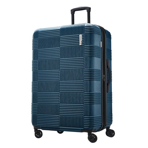 American Tourister Checkered Hardside Spinner Suitcase - :