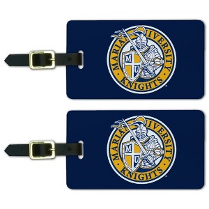 Marian University Primary Logo Luggage ID Tags Suitcase CarryOn Cards  Set of 2 - 1 of 4