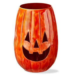 tag Jack-O-Lantern Enamel Luminary Tall - 1 of 2