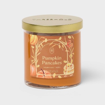 2 Wick Glass Pumpkin Pancakes Jar Candle with Lid 15.1oz - Threshold™