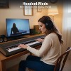 Whizmax 88 Key Digital Piano Keyboard with Semi Weighted Keys,Full-Size Standard Key Electric Piano for Beginner,Portable Electric Piano, Black - 2 of 4