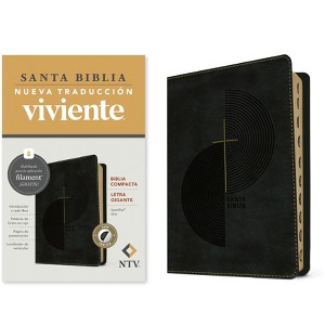 Biblia Compacta Ntv, Letra Gigante Con Filament (Sentipiel, Gris, Índice, Letra Roja) - Large Print (Leather Bound) - 1 of 1