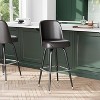 Flash Furniture Metal Barstool with Swivel Bucket Seat - 2 of 4