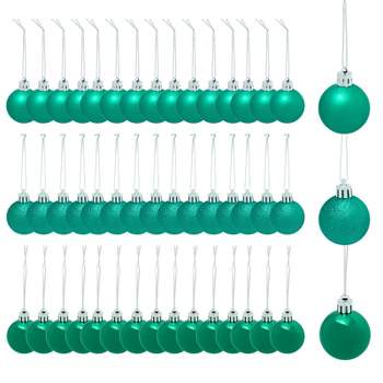 Bright Creations 24 Pack Clear Acrylic Christmas Ornaments, 3 Diy