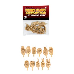 Swappable Hands Accessory Pack For Figures Toy Company Ultimate 6 Inch Action Figures: Flesh - 1 of 1