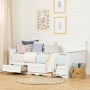 HomeStock Daybed with 3 Storage Drawers Pure White Savannah - 3 of 4
