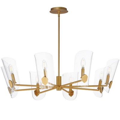 Maxim Lighting Armory 8 - Light Chandelier in  Natural Aged Brass