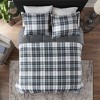 Sapphtopaz Bedding Comforter Set Quilt Set Scotchgard Down Alternative with Plaid Pattern - 2 of 4