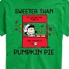Men's - Peanuts - Sweeter Than Pumpkin Pie Short Sleeve Graphic T-Shirt - 2 of 4