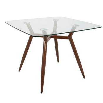 Clara Mid Century Modern Square Dining Table - LumiSource