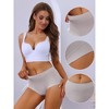 Allegra K Women's Mid-Waisted Full Coverage Classic Cotton Briefs - 3 of 4