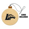 Longwood Secondary Logo Wood Christmas Tree Holiday Ornament - 2 of 4