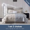 Nestl 9 Piece Reversible Comforter Set, Bed in a Bag, All in one Bed Set with Cooling Pillows - 2 of 4