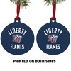Liberty University Flames Logo Aluminum Holiday Christmas Tree Ornament - 2 of 4