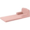 Kids Sofa Chair Convertible, Toddler Couch with Washable Cover, Crown Design Foldout Bed for Nursery, Playroom, Boys & Girls - 2 of 4