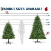 Artificial Christmas Tree, PVC Mixed Needles, 5MM Copper Wiring, Holiday Tree, Easy to Assemble Holiday Decor for Home, Office, Party, Green - 3 of 4