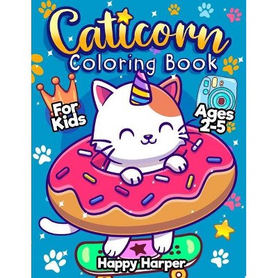 Caticorn Coloring Book - by  Harper Hall (Paperback)