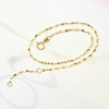 Pure Collection by Ross-Simons Italian 1.6mm 14kt Yellow Gold Lumachina-Chain Anklet Size 9 - 4 of 4