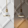 JONATHAN Y Homer Modern Industrial Iron LED Dome Pendant - 4 of 4