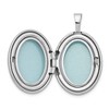 Black Bow Jewelry Sterling Silver 19mm Breast Cancer Awareness Oval Locket - 4 of 4