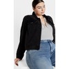 Women's Plus Size Tia Denim Jacket - black wash | CITY CHIC - 2 of 4