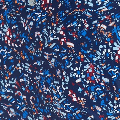navy mosaic