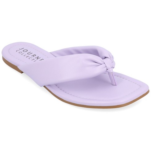 Journee Collection Womens Kyleen Tru Comfort Foam Flip Flop Puffy ...