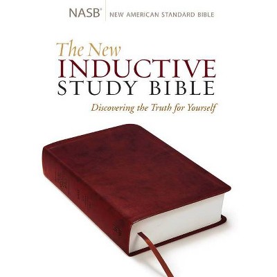 The New Inductive Study Bible Milano Softone(tm) (Nasb, Burgundy) - by  Precept Ministries International (Leather Bound)