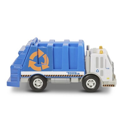 blue tonka garbage truck