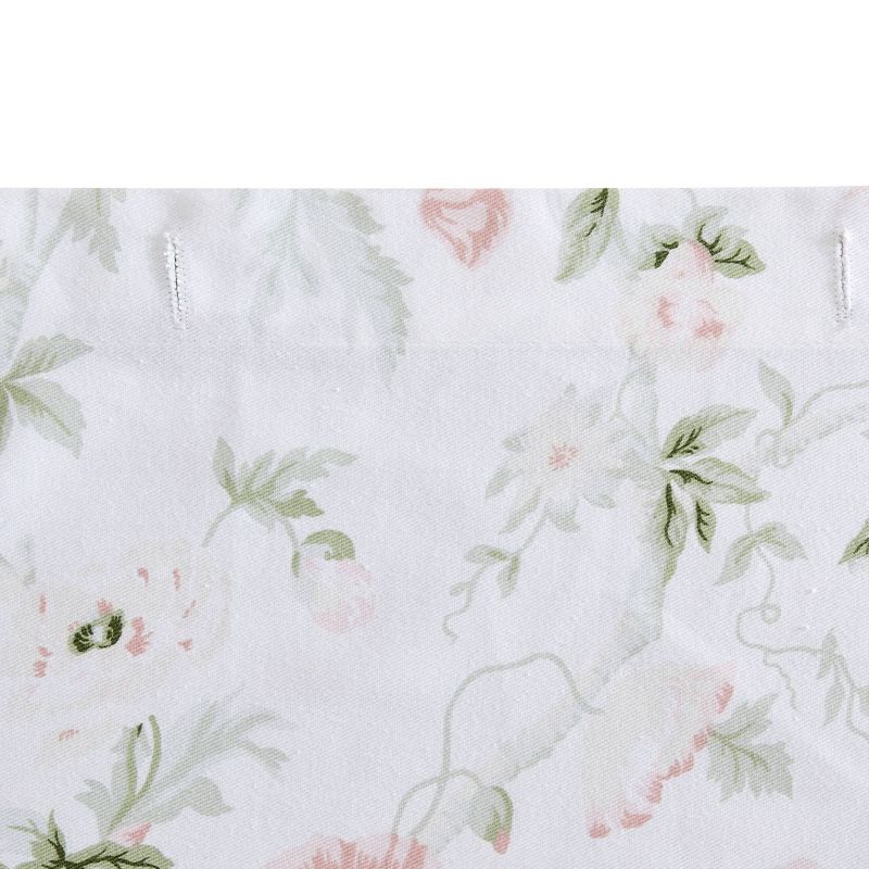 Breezy Floral Shower Curtain Bright Pink - Laura Ashley, 3 of 6