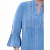 Women's Asha Embroidered Peasant Top - Parsley & Sage - 2 of 2